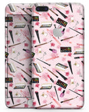 The Pink Out of the MakeUp Bag Pattern - Skin-kit for the iPhone 8 or 8 Plus