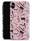 The Pink Out of the MakeUp Bag Pattern - iPhone X Clipit Case