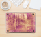 The Pink Paint Splattered Brick Wall Skin Kit for the 12" Apple MacBook (A1534)