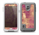 The Pink Paint Splattered Brick Wall Skin for the Samsung Galaxy S5 frē LifeProof Case