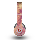 The Pink Paint Splattered Brick Wall Skin for the Beats by Dre Original Solo-Solo HD Headphones