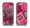 The Pink Patched Animal Print Apple iPhone 5c LifeProof Fre Case Skin Set