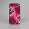 The Pink Patched Animal Print Skin-Sert for the Apple iPhone 4-4s Skin-Sert Case