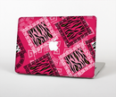 The Pink Patched Animal Print Skin Set for the Apple MacBook Pro 13"   (A1278)