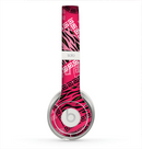 The Pink Patched Animal Print Skin for the Beats by Dre Solo 2 Headphones