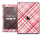 The Pink Plaid Vintage Skin for the iPad Air