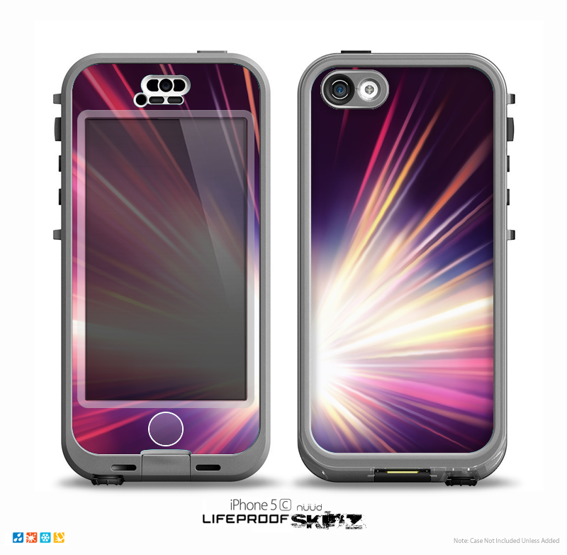 The Pink Rays of Light Skin for the iPhone 5c nüüd LifeProof Case
