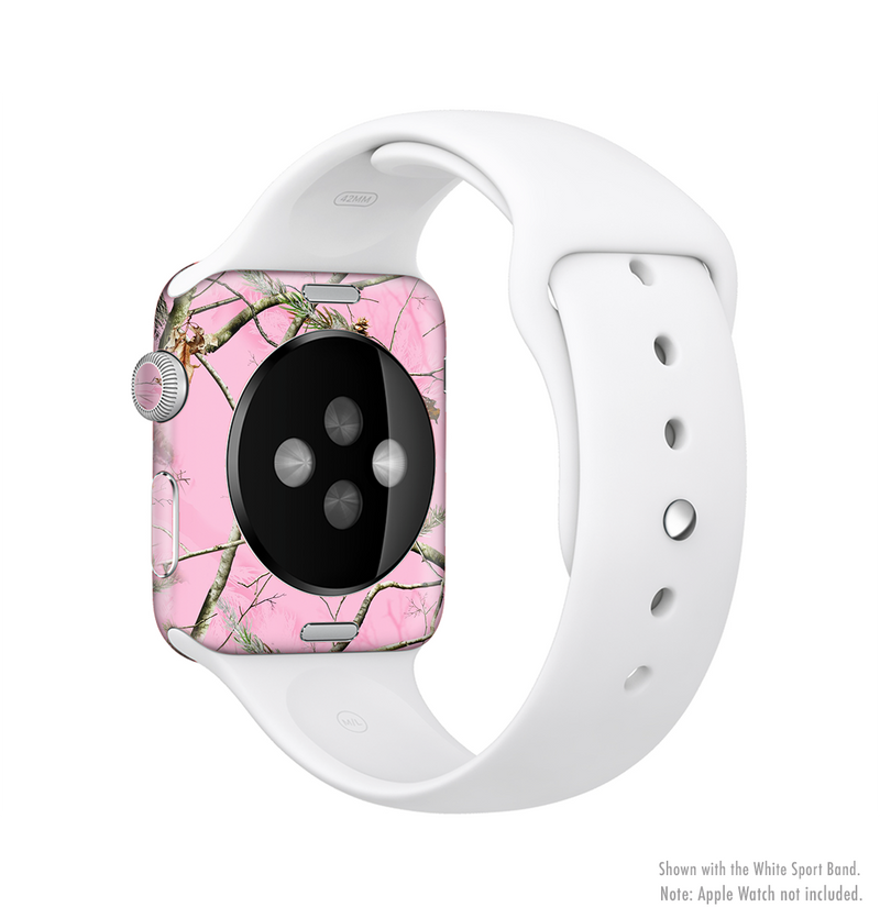The Pink Real Camouflage Full-Body Skin Kit for the Apple Watch