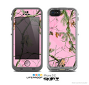 The Pink Real Camouflage Skin for the Apple iPhone 5c LifeProof Case