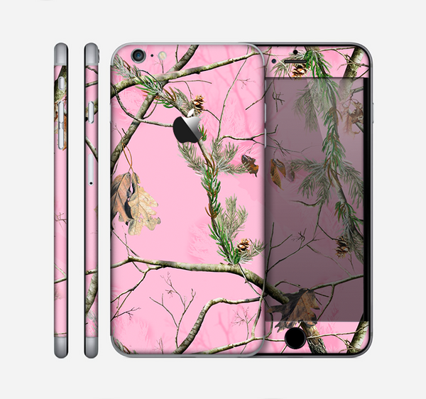 The Pink Real Camouflage Skin for the Apple iPhone 6 Plus