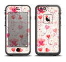 The Pink, Red and Tan Heart Balloon Pattern Apple iPhone 6/6s LifeProof Fre Case Skin Set