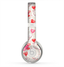 The Pink, Red and Tan Heart Balloon Pattern Skin for the Beats by Dre Solo 2 Headphones