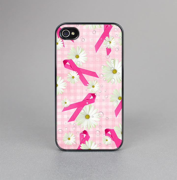 The Pink Ribbon Collage Breast Cancer Awareness Skin-Sert for the Apple iPhone 4-4s Skin-Sert Case