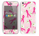 The Pink Ribbon Collage Breast Cancer Awareness Skin for the Apple iPhone 5c