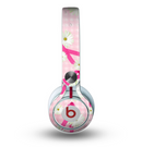 The Pink Ribbon Collage Breast Cancer Awareness Skin for the Beats by Dre Mixr Headphones