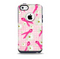 The Pink Ribbon Collage Breast Cancer Awareness Skin for the iPhone 5c OtterBox Commuter Case