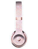 The Pink Slanted Lines Pattern Full-Body Skin Kit for the Beats by Dre Solo 3 Wireless Headphones