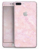 The Pink Slanted Lines Pattern - Skin-kit for the iPhone 8 or 8 Plus