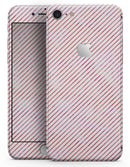 The Pink Slanted Lines Pattern - Skin-kit for the iPhone 8 or 8 Plus