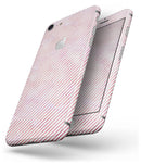 The Pink Slanted Lines Pattern - Skin-kit for the iPhone 8 or 8 Plus