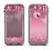 The Pink Sparkly Chandelier Hearts Apple iPhone 5c LifeProof Fre Case Skin Set