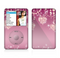 The Pink Sparkly Chandelier Hearts Skin For The Apple iPod Classic