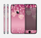 The Pink Sparkly Chandelier Hearts Skin for the Apple iPhone 6