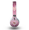 The Pink Sparkly Chandelier Hearts Skin for the Beats by Dre Mixr Headphones