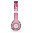 The Pink Sparkly Chandelier Hearts Skin for the Beats by Dre Solo 2 Headphones