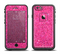 The Pink Sparkly Glitter Ultra Metallic Apple iPhone 6/6s Plus LifeProof Fre Case Skin Set