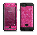 The Pink Sparkly Glitter Ultra Metallic Apple iPhone 6/6s LifeProof Fre POWER Case Skin Set