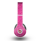The Pink Sparkly Glitter Ultra Metallic Skin for the Beats by Dre Original Solo-Solo HD Headphones
