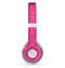 The Pink Sparkly Glitter Ultra Metallic Skin for the Beats by Dre Solo 2 Headphones