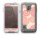 The Pink Spiral Polka Dots Skin for the Samsung Galaxy S5 frē LifeProof Case