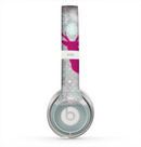 The Pink Stitched Deer Collage Skin for the Beats by Dre Solo 2 Headphones