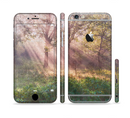 The Pink Sun Ray Meadow Sectioned Skin Series for the Apple iPhone 6s Plus