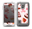 The Pink Sweet Treats Pattern Skin for the Samsung Galaxy S5 frē LifeProof Case