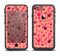 The Pink & Tan Paw Prints Apple iPhone 6/6s LifeProof Fre Case Skin Set