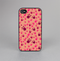 The Pink & Tan Paw Prints Skin-Sert for the Apple iPhone 4-4s Skin-Sert Case