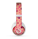 The Pink & Tan Paw Prints Skin for the Beats by Dre Studio (2013+ Version) Headphones