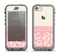 The Pink & Tan Polka Dot Pattern V1 Apple iPhone 5c LifeProof Nuud Case Skin Set