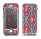 The Pink & Teal Abstract Mirrored Design Apple iPhone 5-5s LifeProof Nuud Case Skin Set
