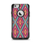 The Pink & Teal Abstract Mirrored Design Apple iPhone 6 Otterbox Commuter Case Skin Set