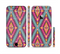 The Pink & Teal Abstract Mirrored Design Sectioned Skin Series for the Apple iPhone 6