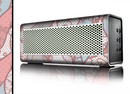 The Pink & Teal Lace Design Skin for the Braven 570 Wireless Bluetooth Speaker