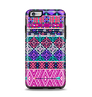 The Pink & Teal Modern Colored Aztec Pattern Apple iPhone 6 Plus Otterbox Symmetry Case Skin Set