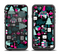 The Pink & Teal Owl Collaged Vector Shapes Apple iPhone 6 LifeProof Fre Case Skin Set