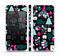 The Pink & Teal Owl Collaged Vector Shapes Skin Set for the Apple iPhone 5