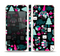 The Pink & Teal Owl Collaged Vector Shapes Skin Set for the Apple iPhone 5s