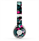 The Pink & Teal Owl Collaged Vector Shapes Skin for the Beats by Dre Solo 2 Headphones